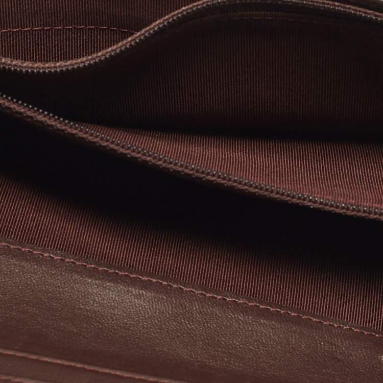 Pre Owned Chanel L Yen Black Quilted Leather Wallet