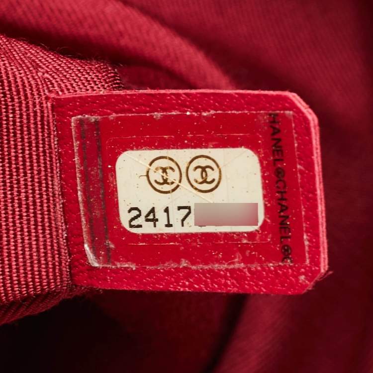 Pre Owned Chanel Gabrielle Large Metallic Gold Quilted Leather Shoulder Bag