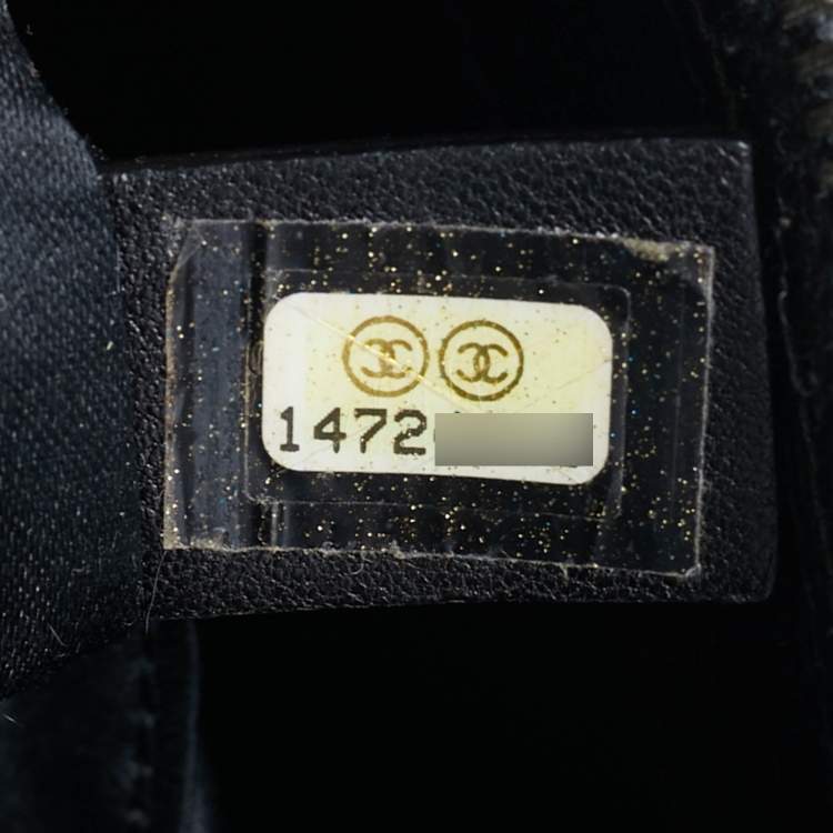 Pre Owned Chanel GST Black Quilted Caviar Leather Shopper Tote