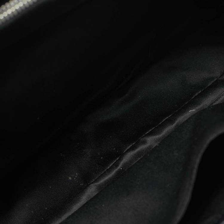 Pre Owned Chanel GST Black Quilted Caviar Leather Shopper Tote