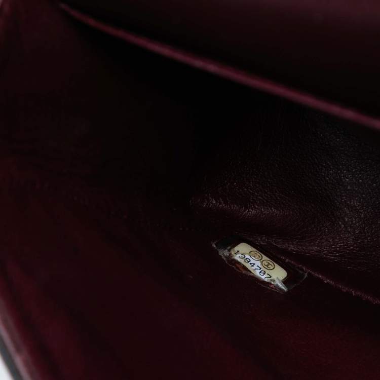 Pre Owned Chanel Black Medium Classic Lambskin Double Flap