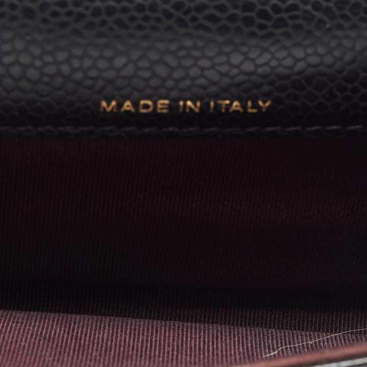 Pre Owned Chanel Classic Black Quilted Caviar Leather Flap Card Holder