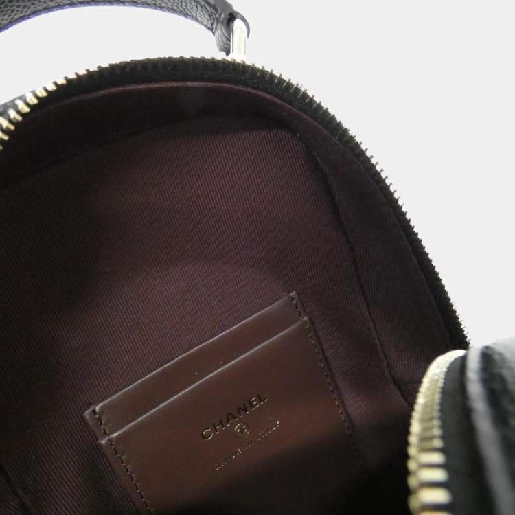 مملوكة مسبقًا Chanel Timeless Classic Line Black Calf Leather Backpack