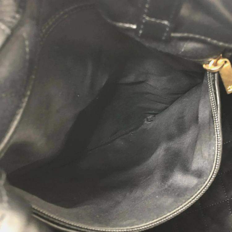 Pre Owned Chanel Chanel22 Chain Bag 2-Way Daypack/Backpack Leather Black