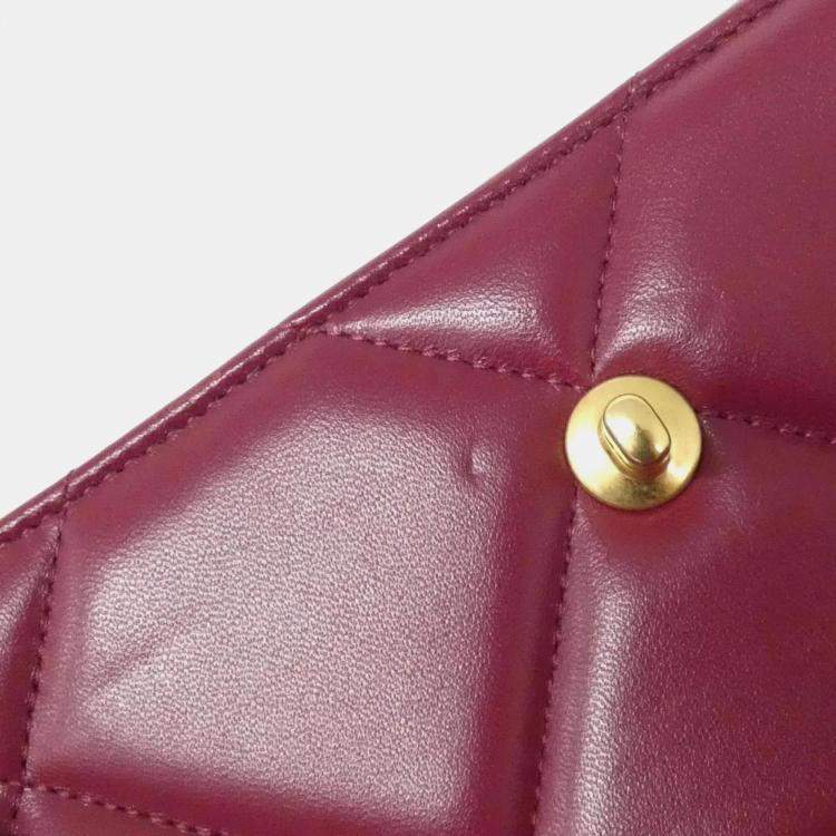 Pre Owned Chanel 19 Line Chain Wallet