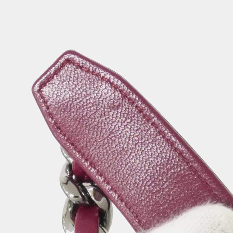 Pre Owned Chanel 19 Line Chain Wallet