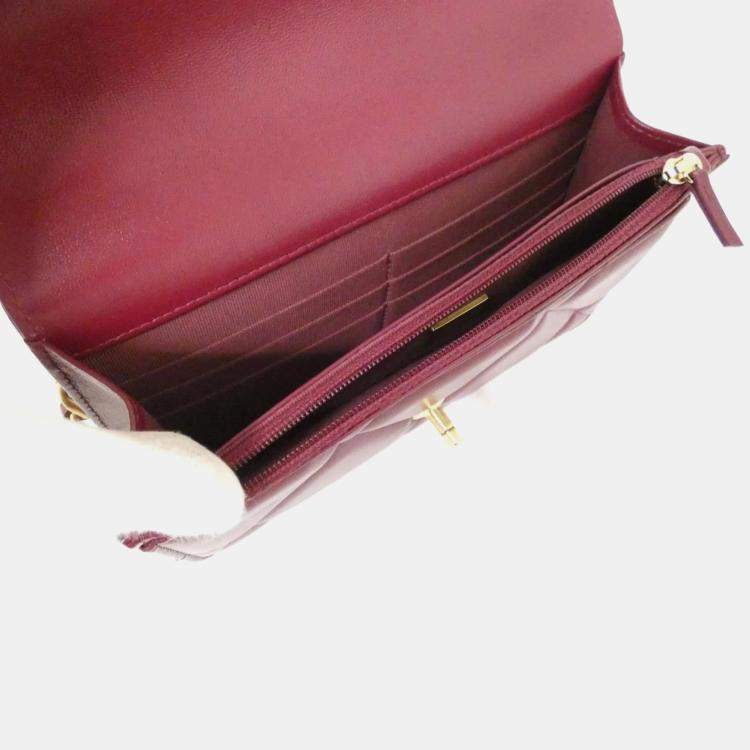 Pre Owned Chanel 19 Line Chain Wallet