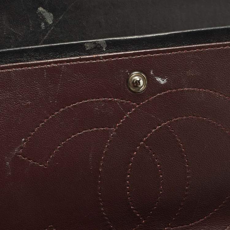 مملوكة مسبقًا Chanel Classic Double Flap Jumbo Black Quilted Leather Bag