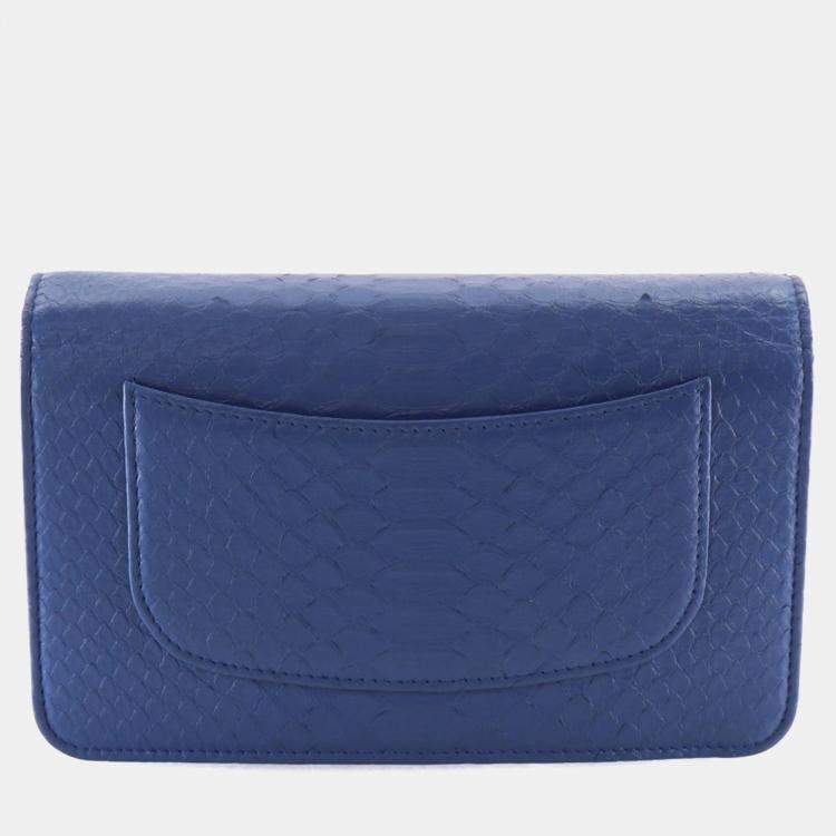 Pre Owned Chanel Python Wallet On Chain (WOC)
