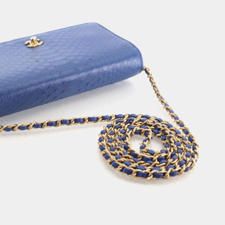 Pre Owned Chanel Python Wallet On Chain (WOC)