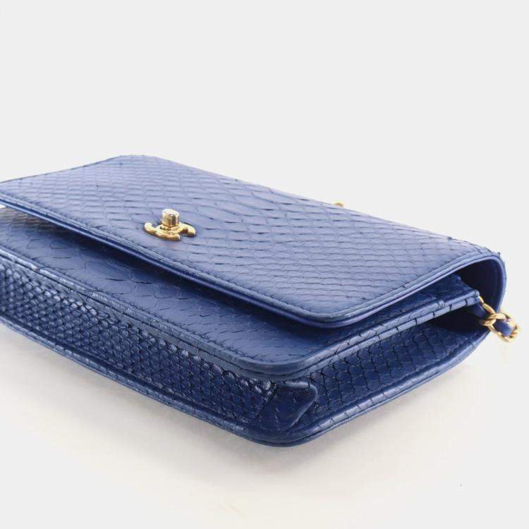 Pre Owned Chanel Python Wallet On Chain (WOC)