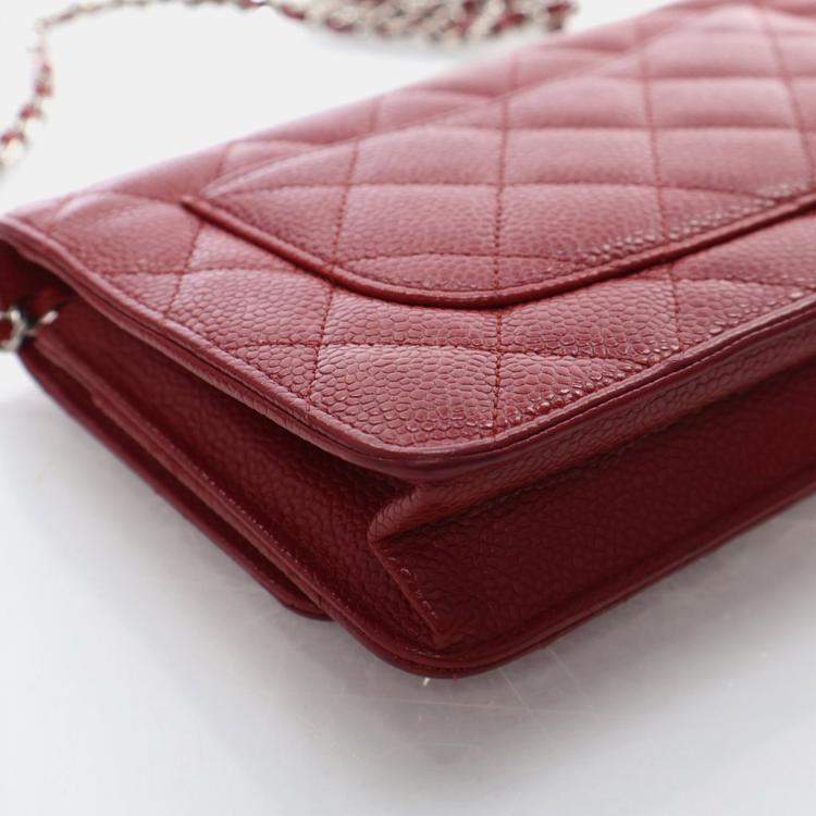 Pre Owned Chanel Caviar Wallet On Chain (WOC)