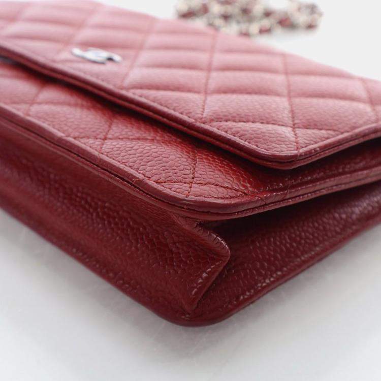 Pre Owned Chanel Caviar Wallet On Chain (WOC)