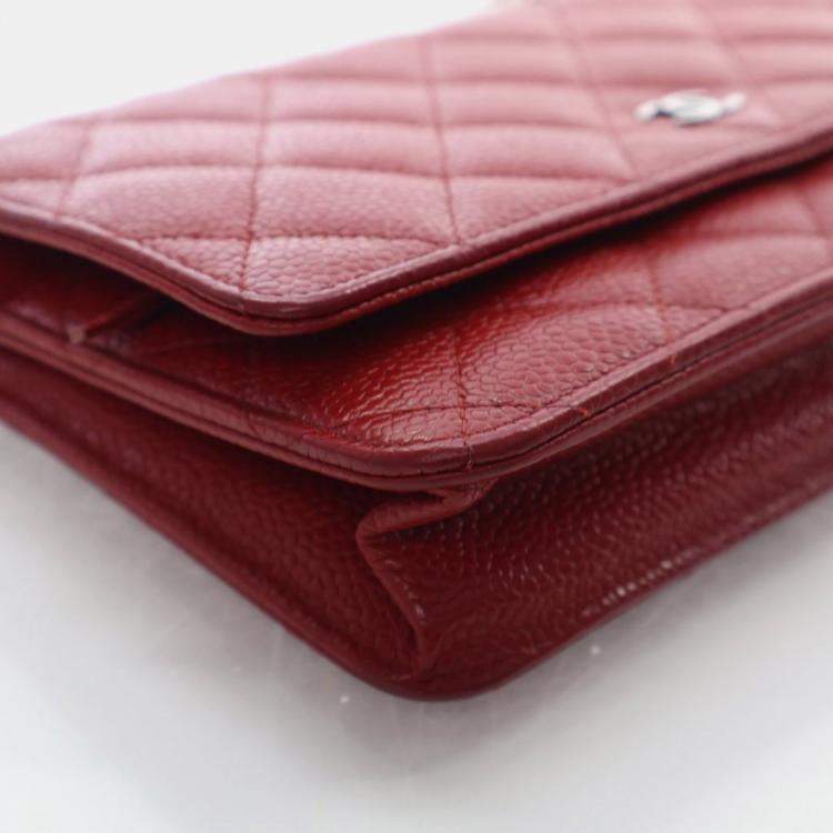Pre Owned Chanel Caviar Wallet On Chain (WOC)