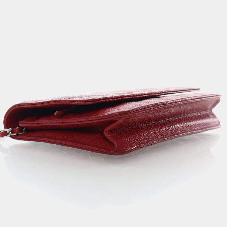 Pre Owned Chanel Caviar Wallet On Chain (WOC)