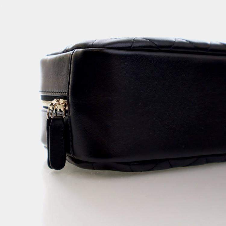 Pre Owned Chanel Lambskin Cosmetic Case