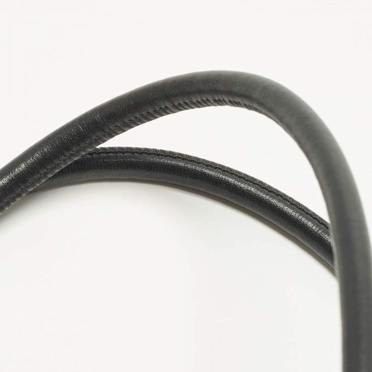 Pre Owned Chanel 31 Rue Cambon Black Leather Tote