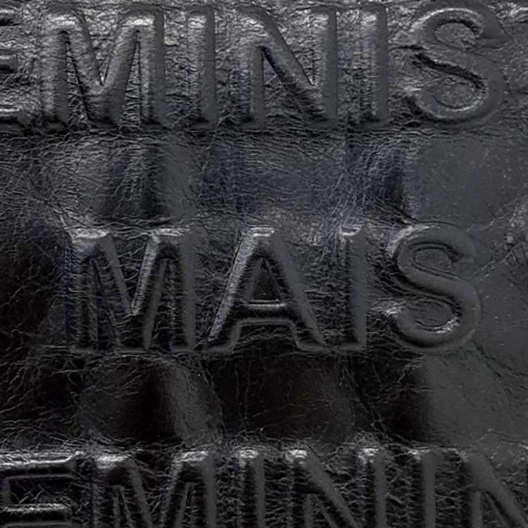 Pre Owned Chanel Black Leather Clutch Large