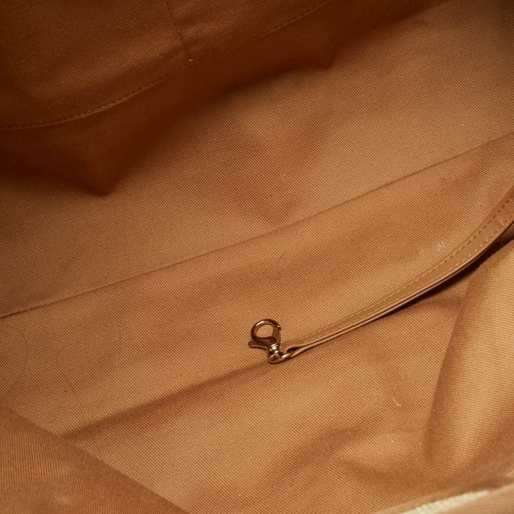 Pre Owned Chanel Deauville Extra Large Tan/Natural Raffia Shopper Tote