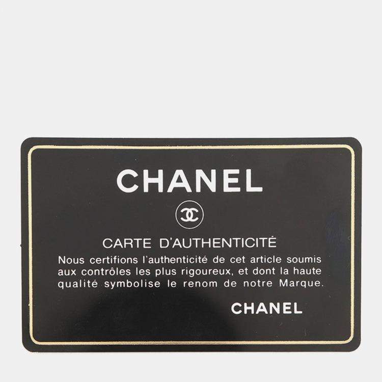 Pre Owned Chanel Cc Logo Chain shoulder Bag Brown Leather