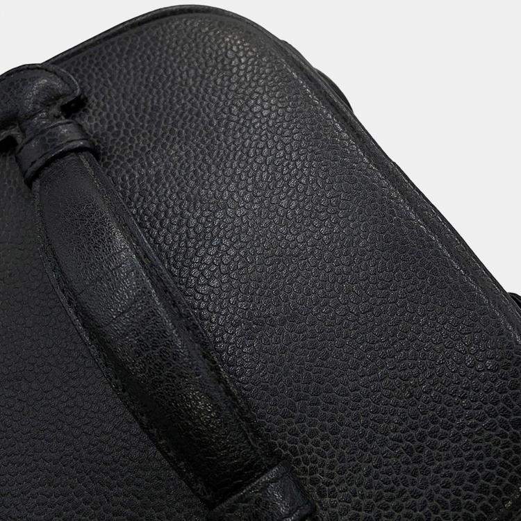Pre Owned Chanel Cc Logo Vanity Bag Black Caviar Leather