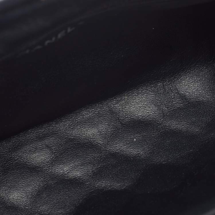 Pre Owned Chanel Timeless Black Quilted Leather Clutch