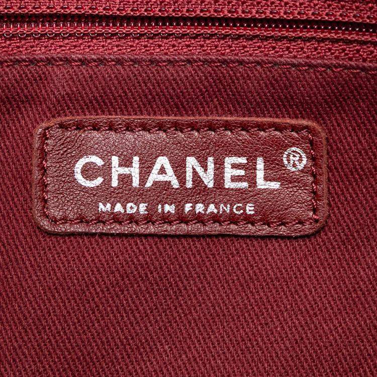 Pre Owned Chanel Black CC Caviar Tuck Tote