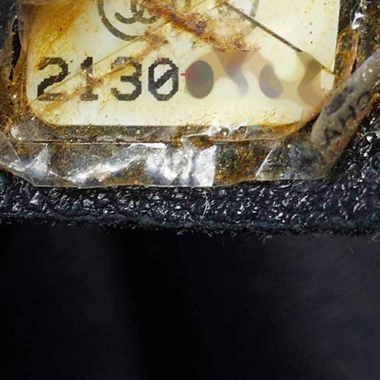 Pre Owned Chanel Grand Shopper Black Quilted Caviar Leather Tote