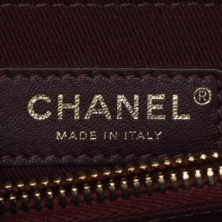 Pre Owned Chanel Coco Envelope Black Chevron Leather Flap Bag