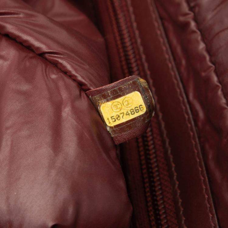 مملوكة مسبقًا Chanel Black Quilted Nylon Coco Cocoon Bowling Bag