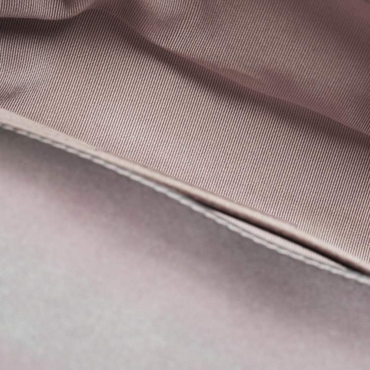 Pre Owned Chanel Boy Small Purple Iridescent Quilted Patent Leather and PVC Flap Bag