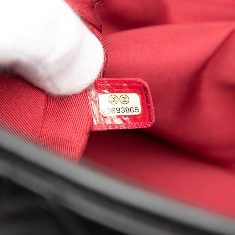 Pre Owned Chanel Black Large Aged Calfskin Gabrielle Shopping Tote