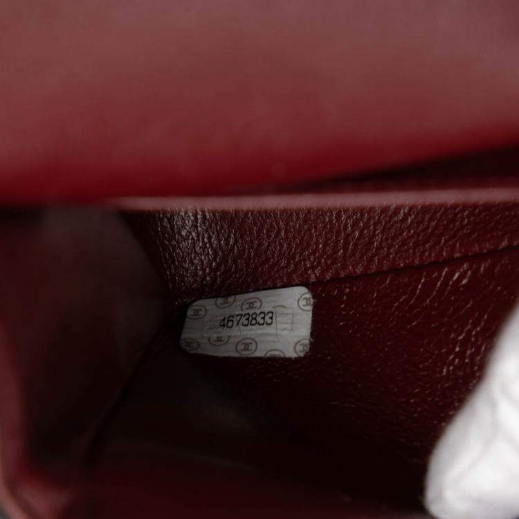 Pre Owned Chanel Black Small Classic Lambskin Double Flap