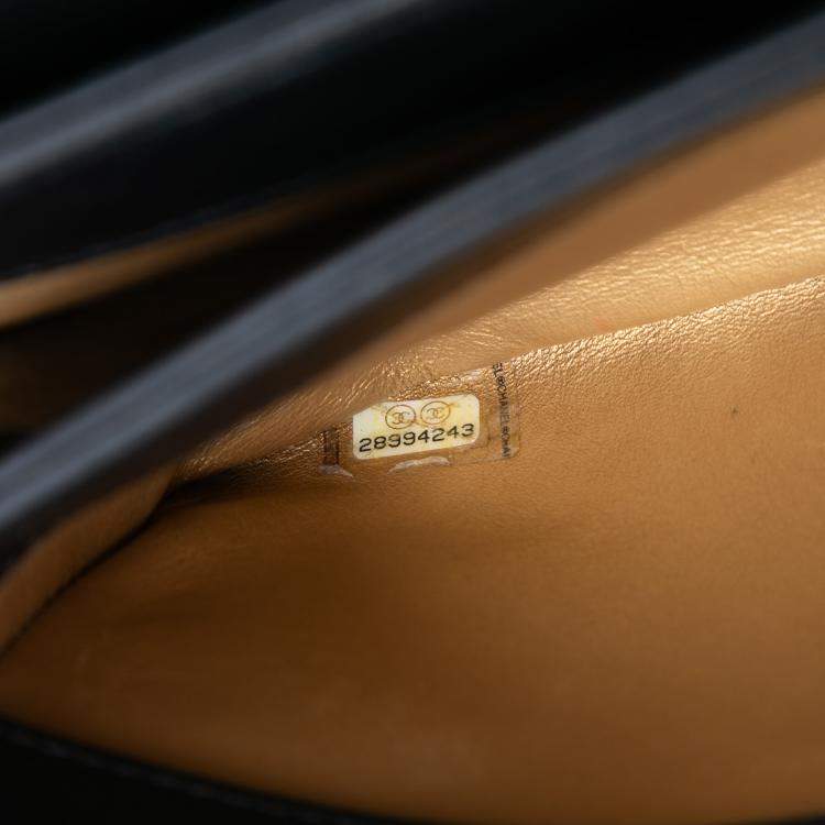 Pre Owned Chanel Black Small Quilted Lambskin Trendy Spirit Top Handle Bag