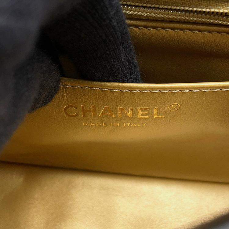 مملوكة مسبقًا Chanel Mini Matelasse Single Flap Cocoball Chain shoulder Bag Black Lambskin Size Mini