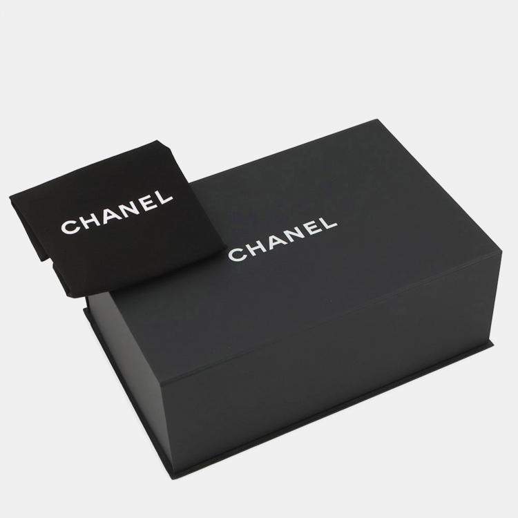 Pre Owned Chanel Matelasse Small Flap Bag Black Lambskin