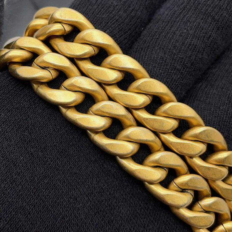 Pre Owned Chanel Matelasse Small Flap Bag Black Lambskin