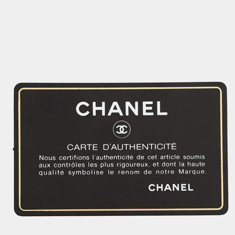 Pre Owned Chanel Cc Logo Cava 2-Way Tote Bag Black Leather