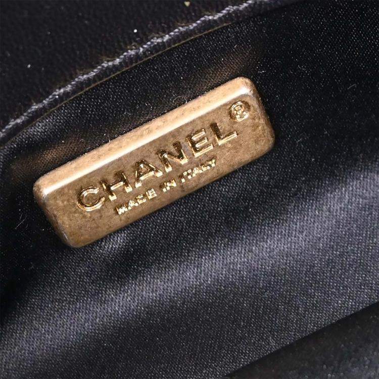 Pre Owned Chanel Black Sequins Dare To Disturb Shoulder Bag