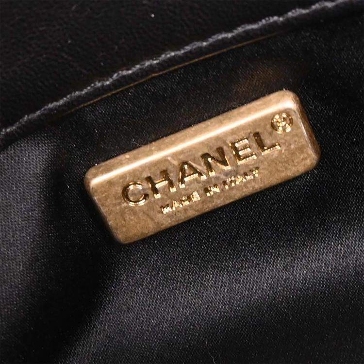 Pre Owned Chanel Black Sequins Dare To Disturb Shoulder Bag