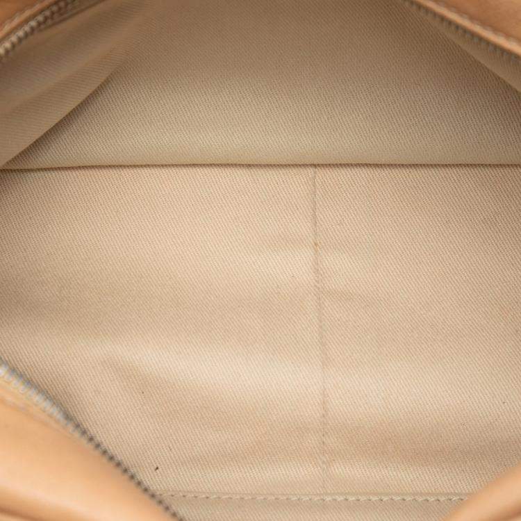 Pre Owned Chanel Brown Petite Caviar Timeless Tote