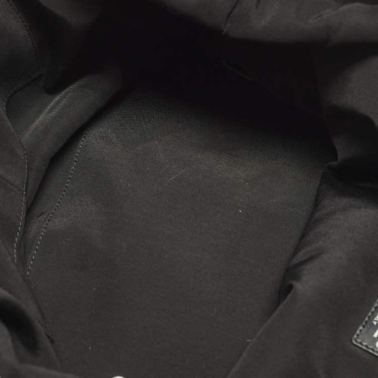 Pre Owned Chanel La Pausa Black/White Coated Canvas Shopper Tote