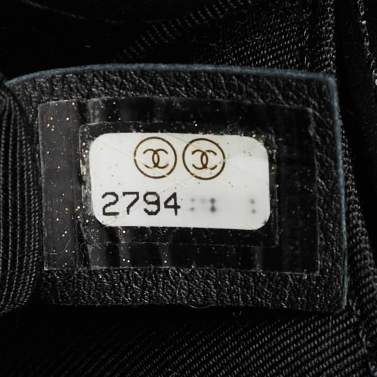 Pre Owned Chanel Boy Small Black Quilted Leather Flap Bag