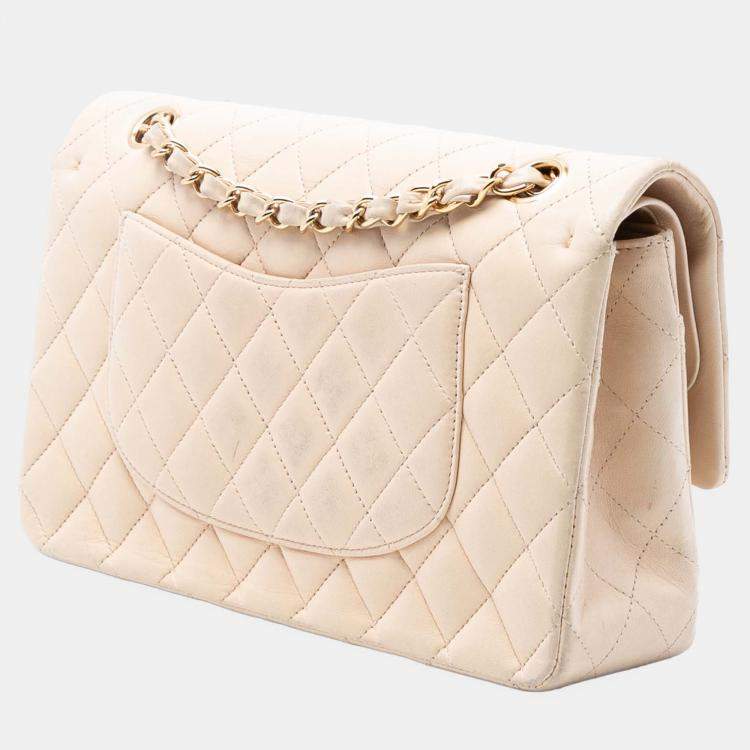 مملوكة مسبقًا Chanel Brown Medium Classic Lambskin Double Flap