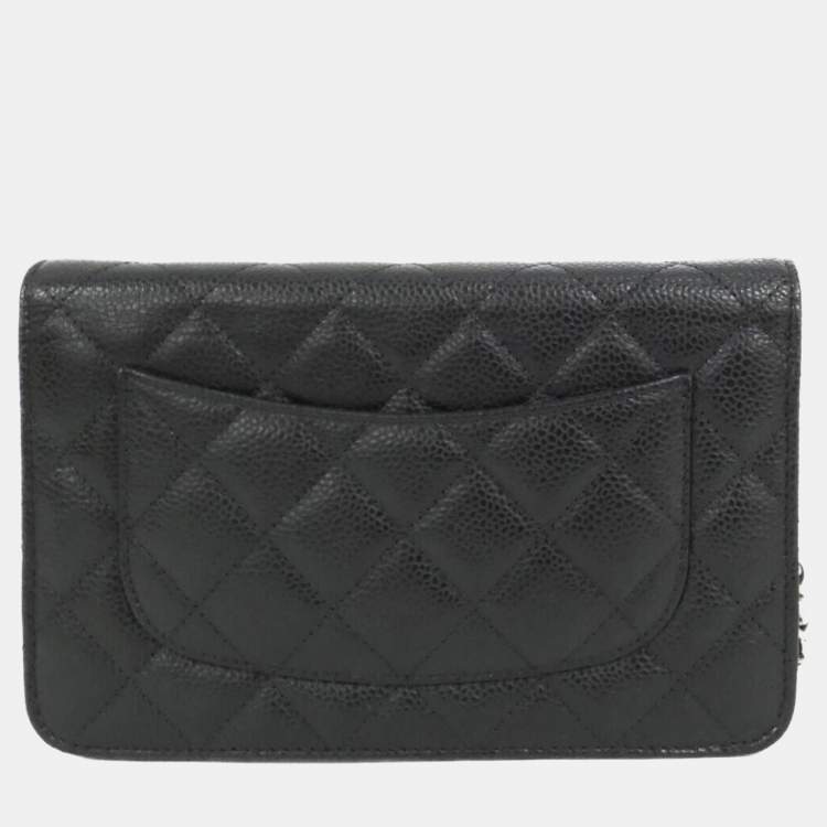 Pre Owned Chanel Timeless Classic Line Chain Wallet