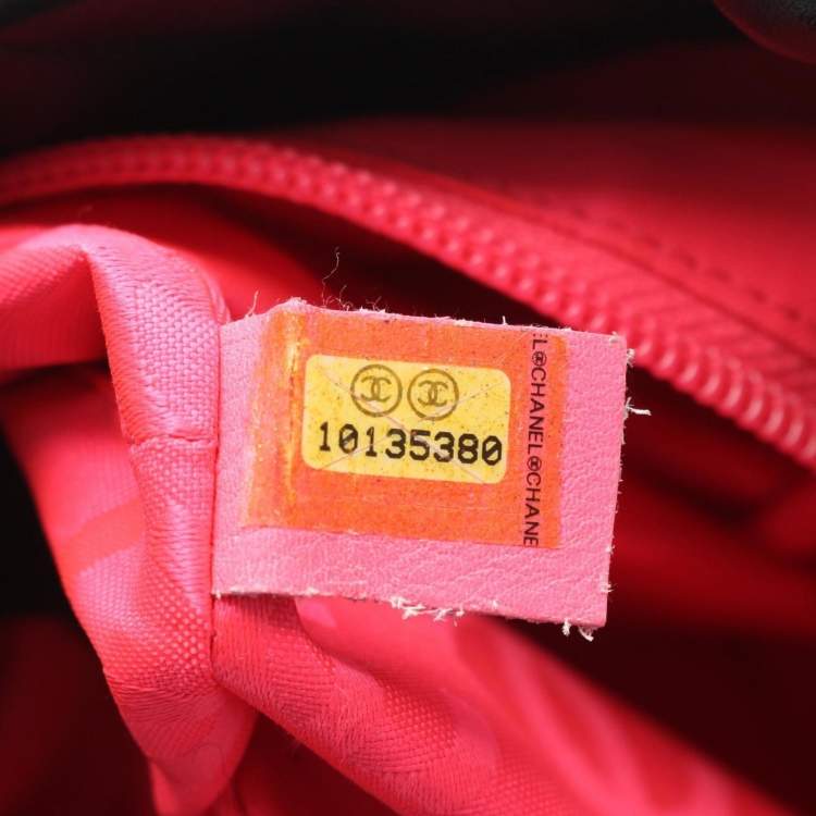 Pre Owned Chanel Cambon Medium Tote Bag Leather Black