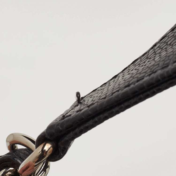 Pre Owned Chanel Black Quilted Caviar Leather GST Shopper Tote