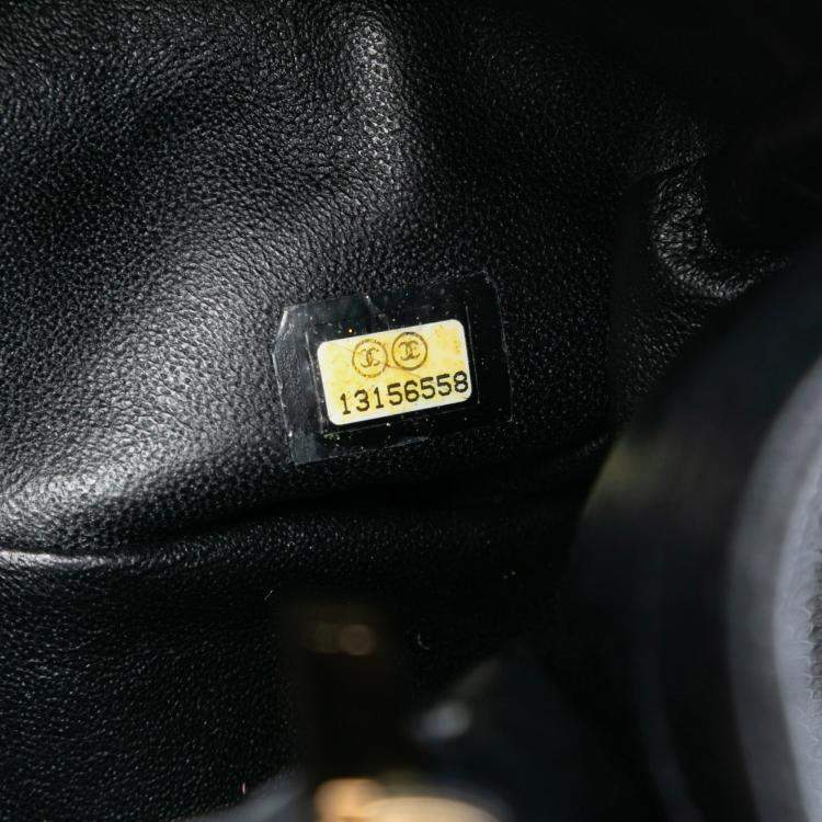 Pre Owned Chanel Black Jumbo Classic Caviar Single Flap