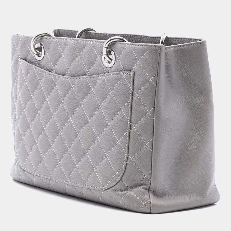 Pre Owned Chanel Caviar Grand Shopping Tote