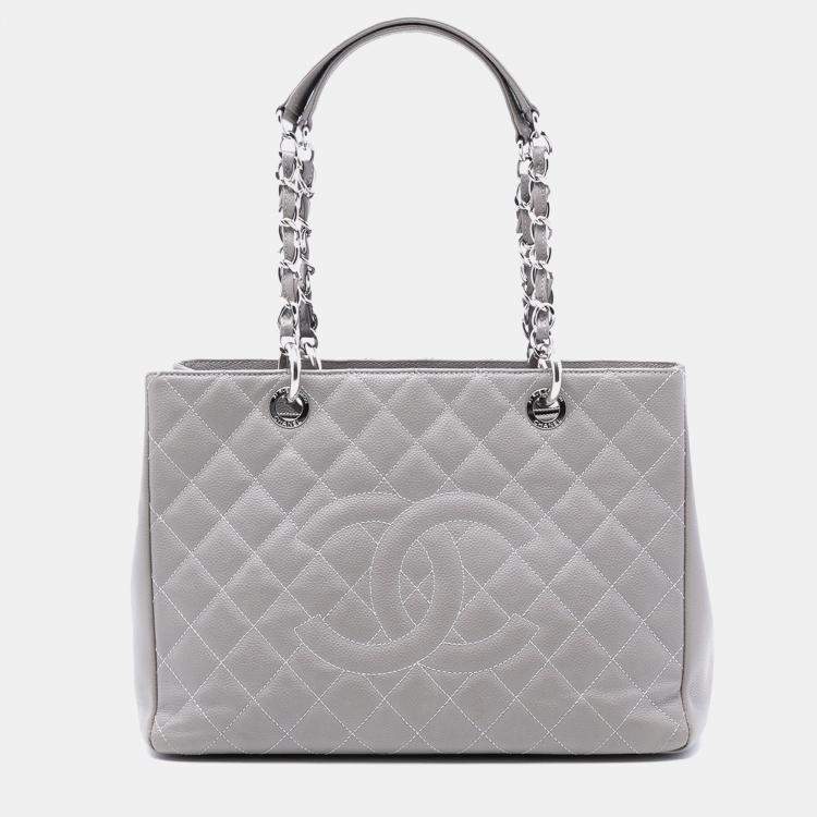 Pre Owned Chanel Caviar Grand Shopping Tote